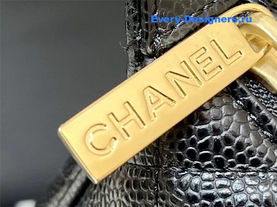 Ch**el timeless black caviar pochette