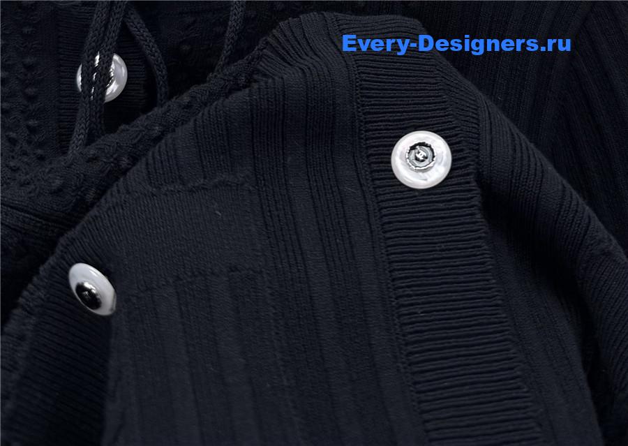 Ch**el jacquard knit cardigan