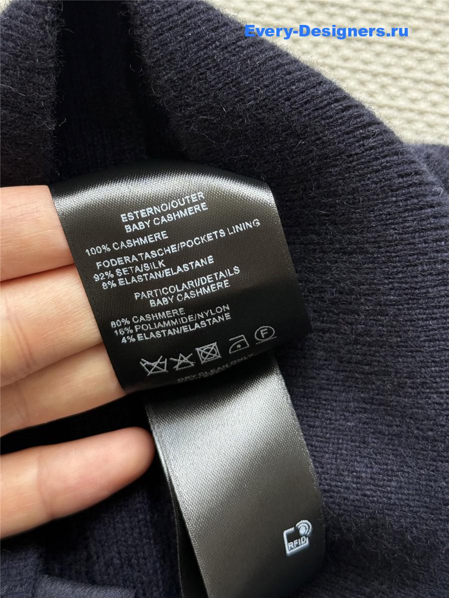 L0r0 P1ana dark blue cashmere pants