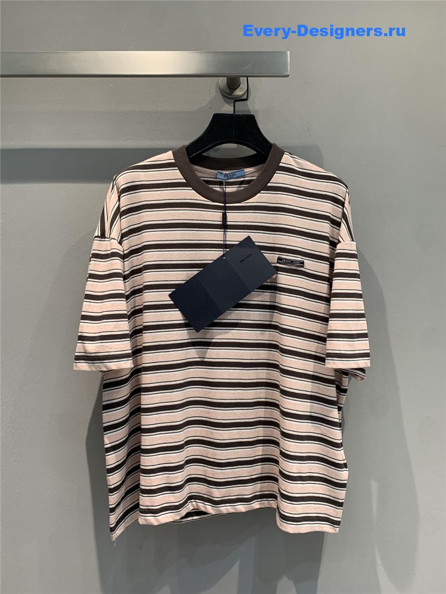 Pra*a cotton stripe t-shirt