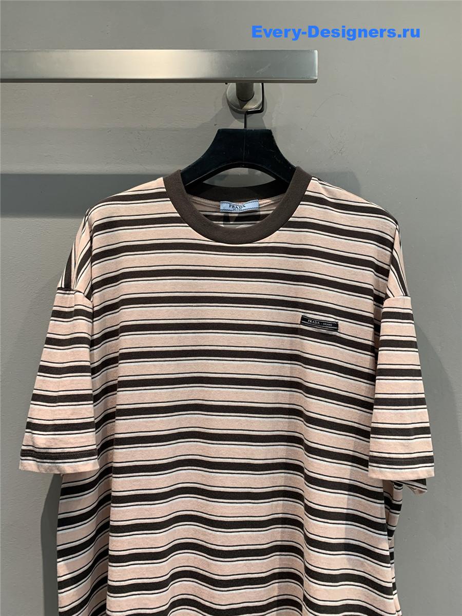 Pra*a cotton stripe t-shirt