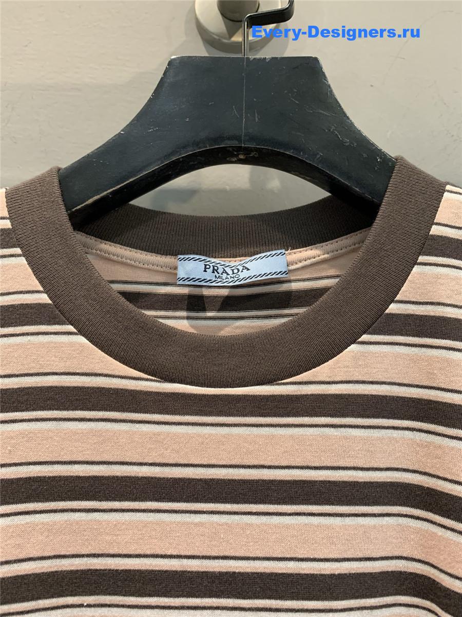 Pra*a cotton stripe t-shirt