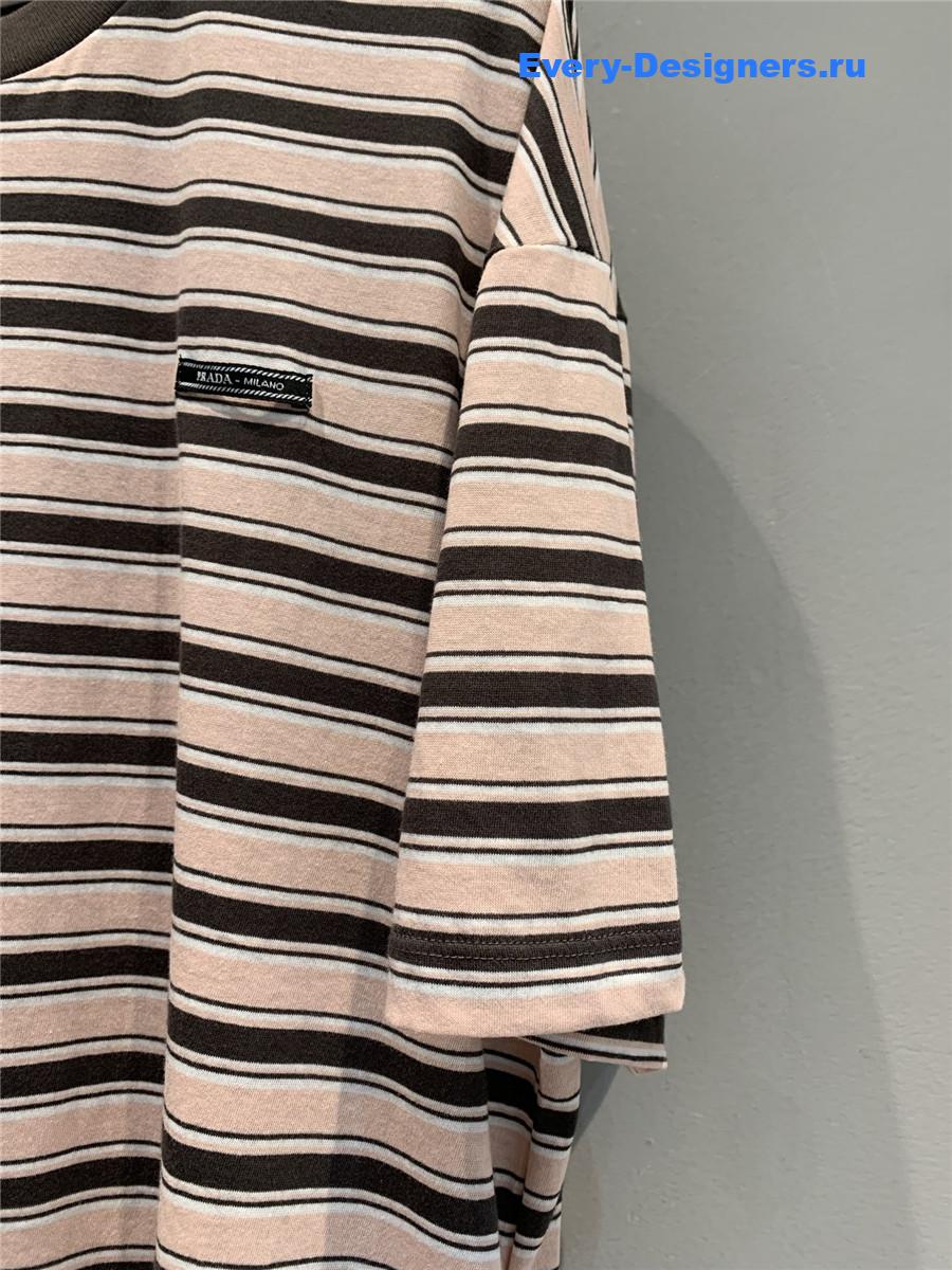 Pra*a cotton stripe t-shirt