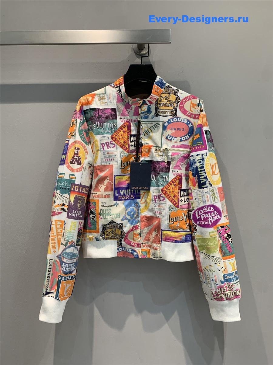 l0vis Vvtt0n reversible bomber jacket