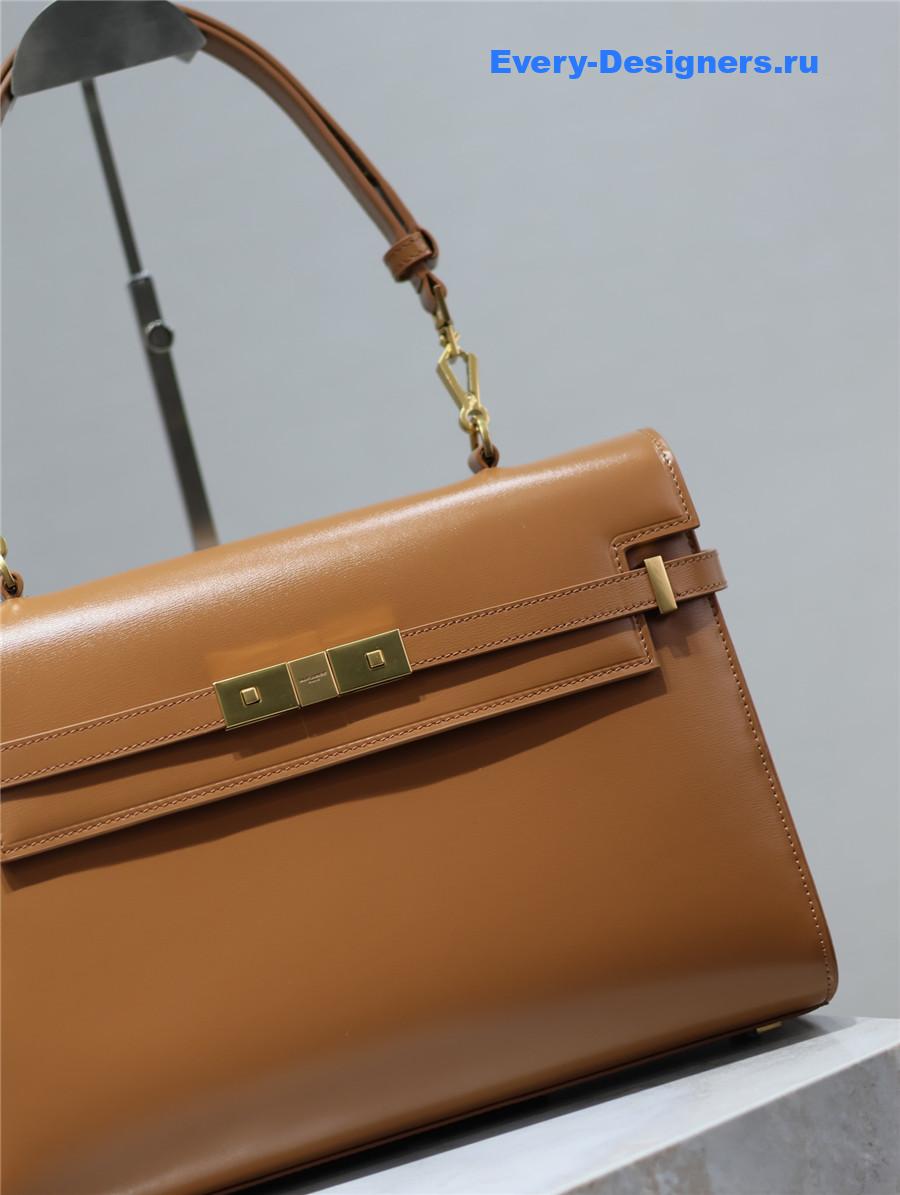 Sa1nt Lau*nt manhattan shoulder bag brown