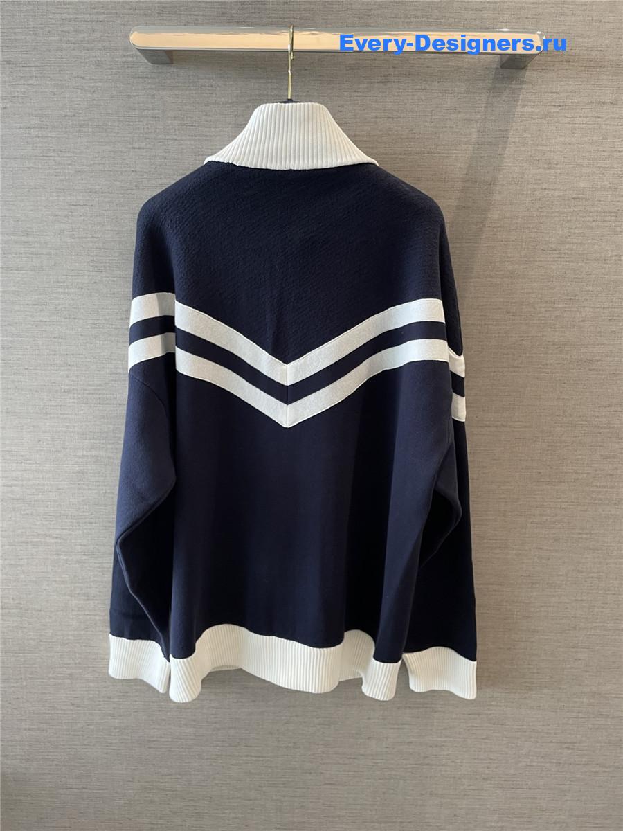 l0vis Vvtt0n knitted sailor blouson
