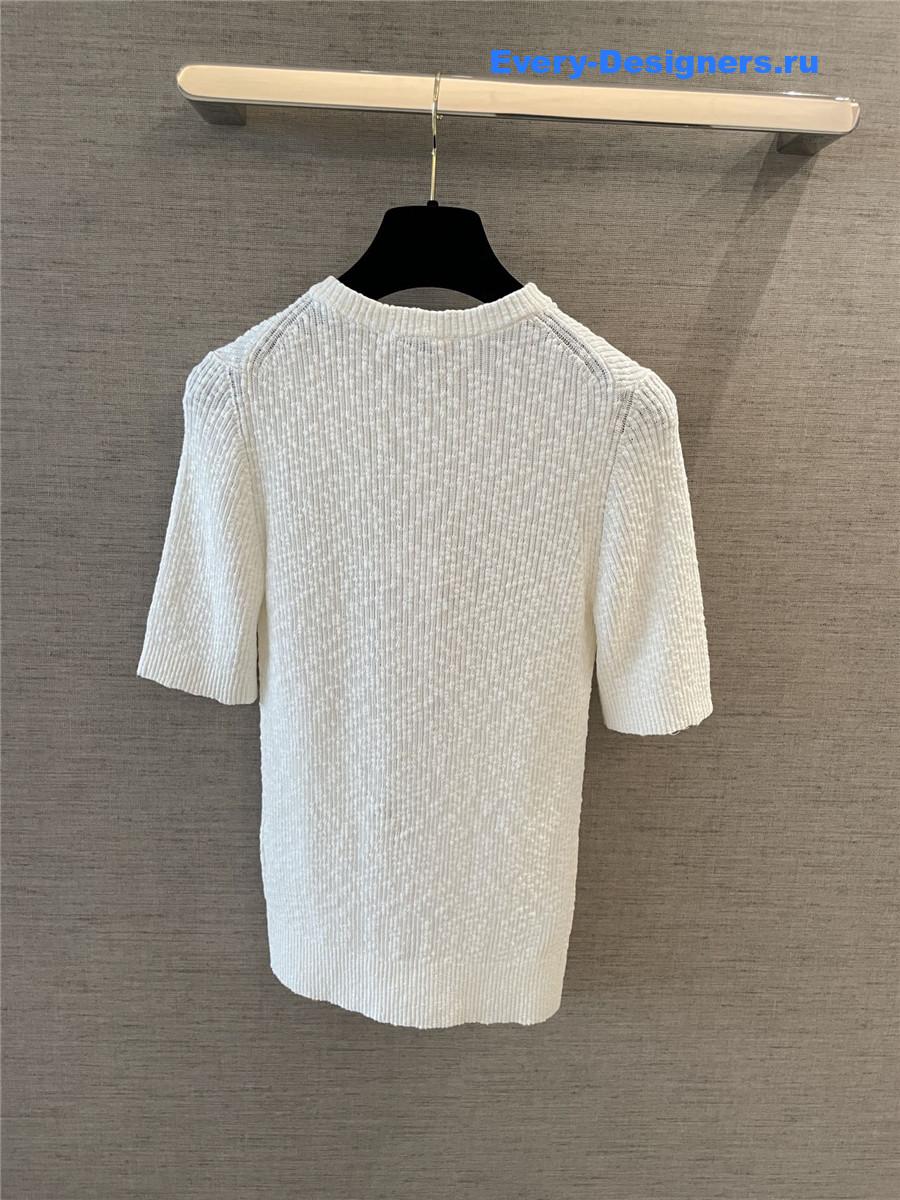 Ch**el coco beach white top