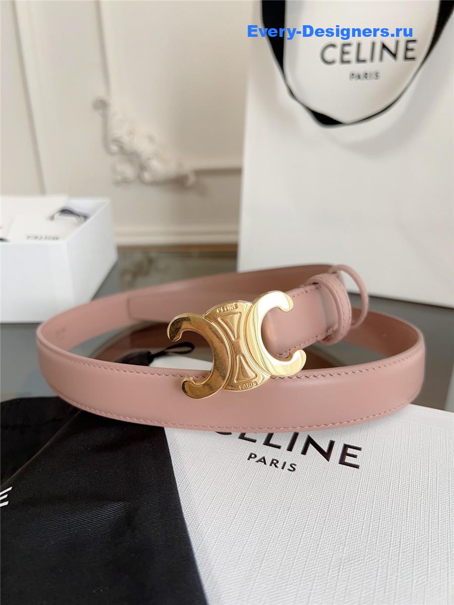 Ce1i*e classic pink leather belt