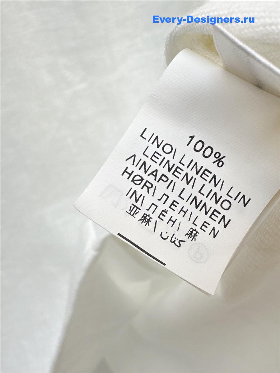 BC White Embroidered Linen Top