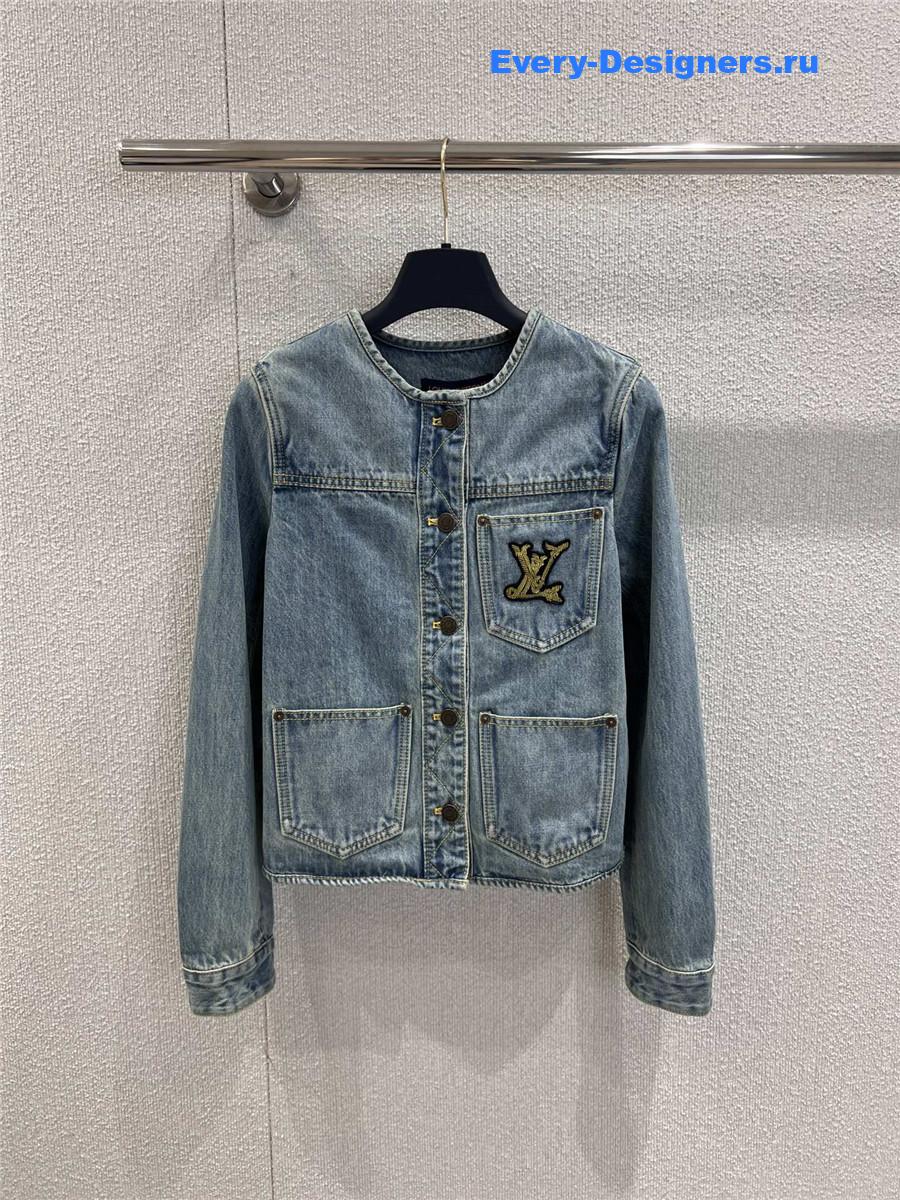 l0vis Vvtt0n fitted denim jacket women