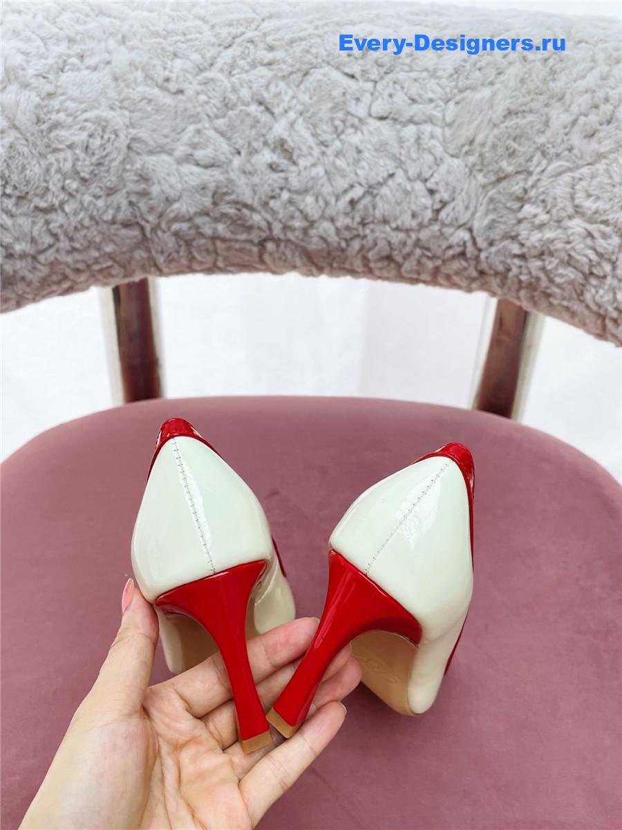 roger u1u1er 45mm white belle u1u1er pumps