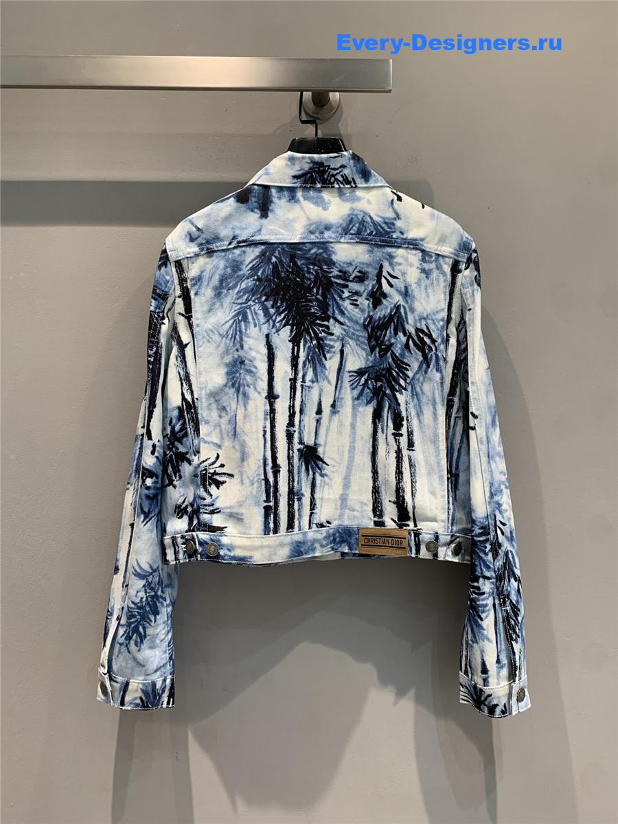 D10r ink bamboo denim jacket