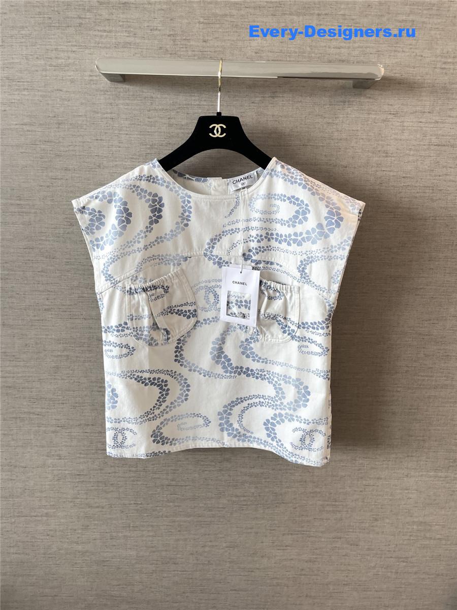Ch**el coco beach sleeveless top