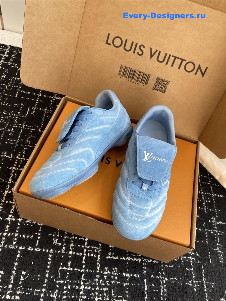l0vis Vvtt0n blue lv footprint sneakers