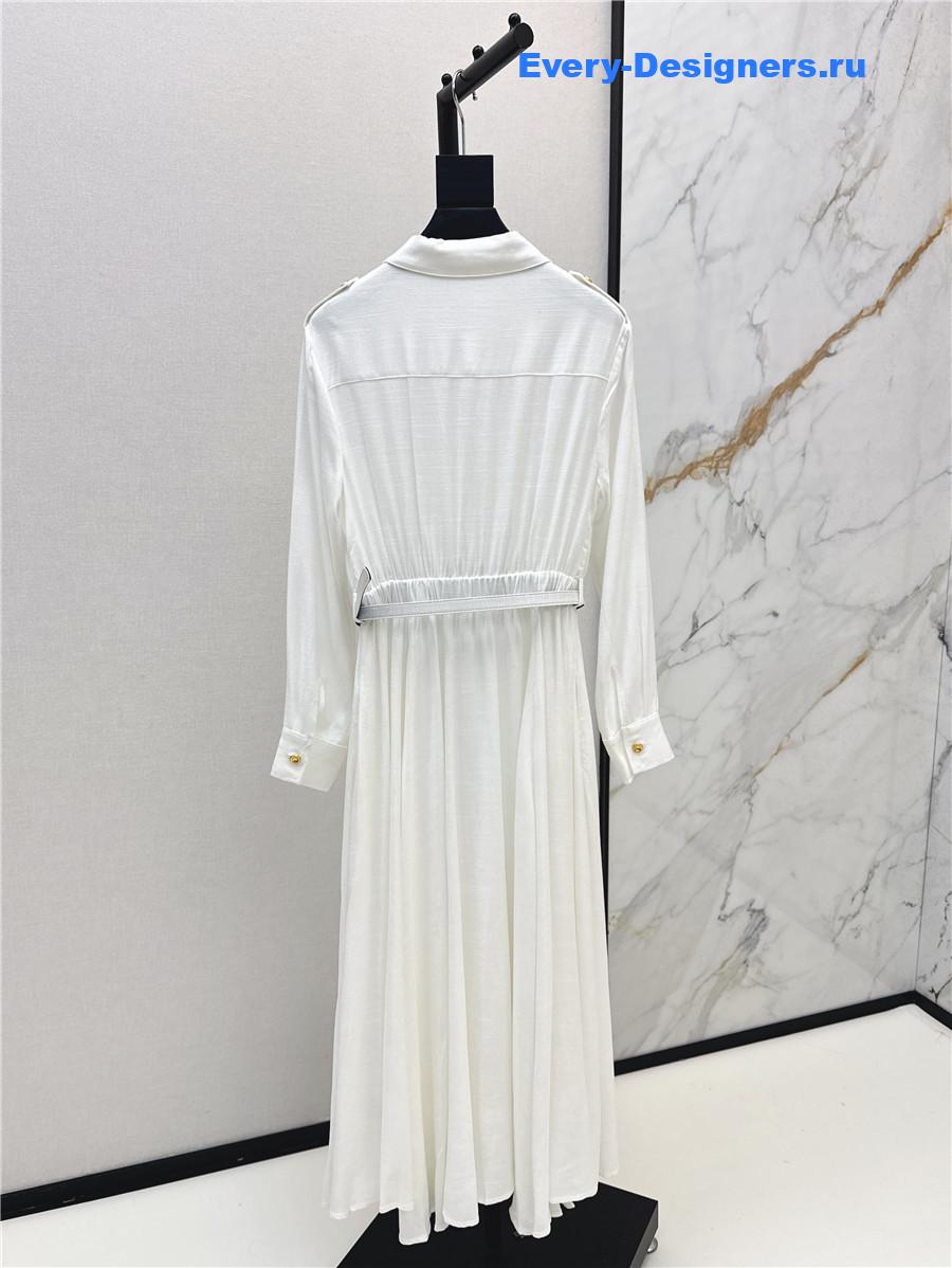 L0r0 P1ana white shirt dress