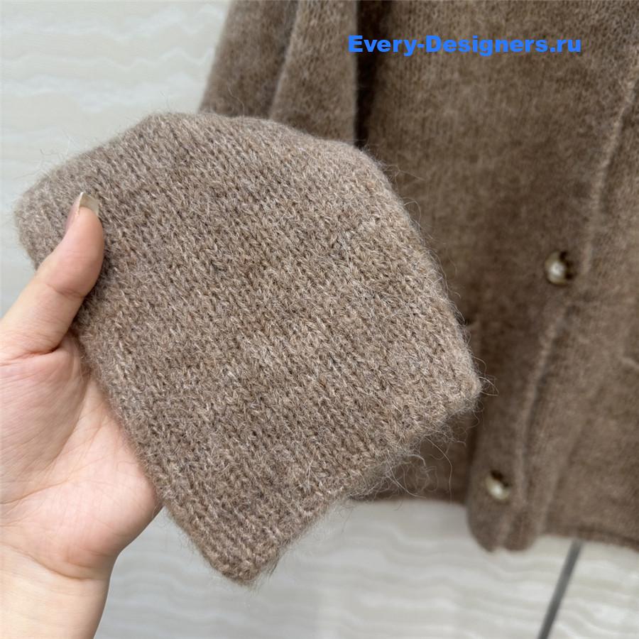 L0r0 P1ana camel cashmere cardigan jacket