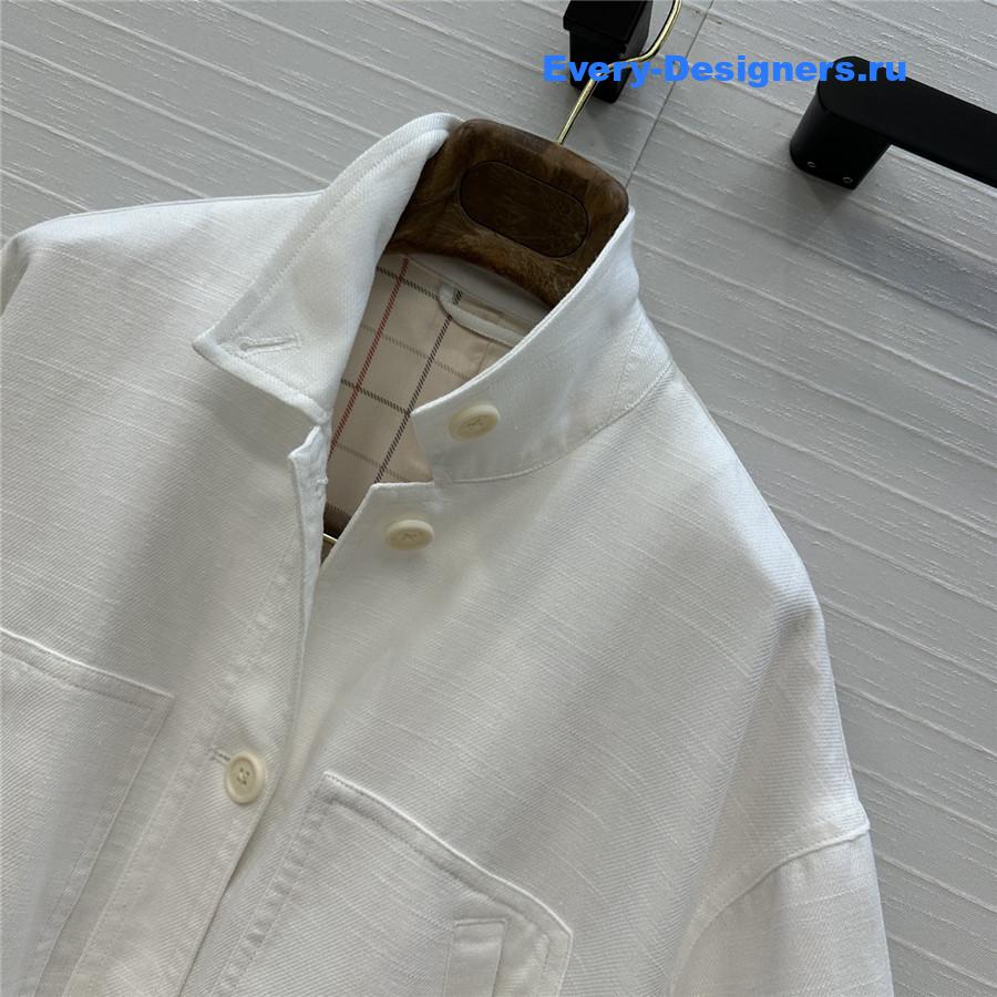 L0r0 P1ana white linen jacket