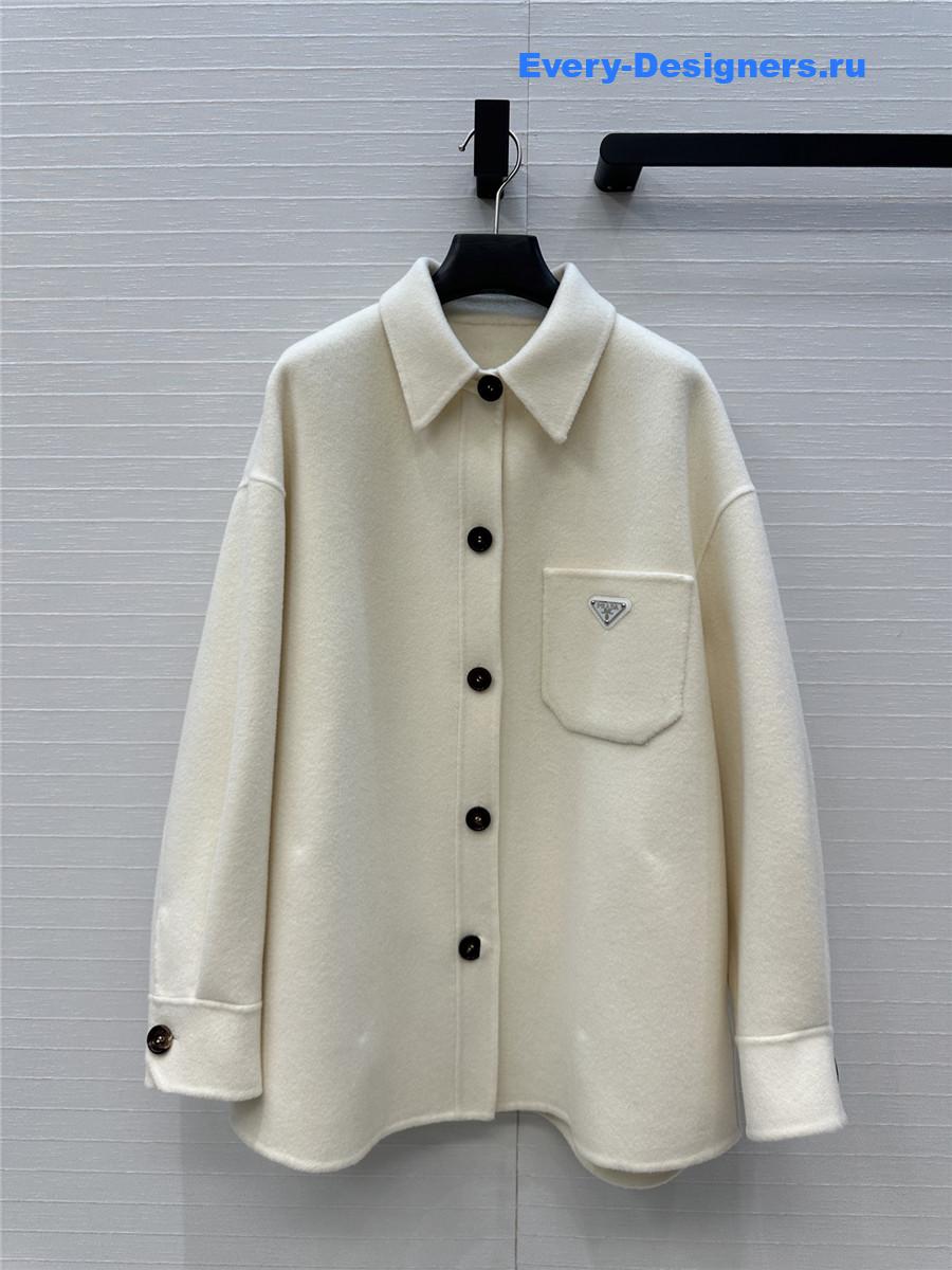 Pra*a bull denim shirt beige