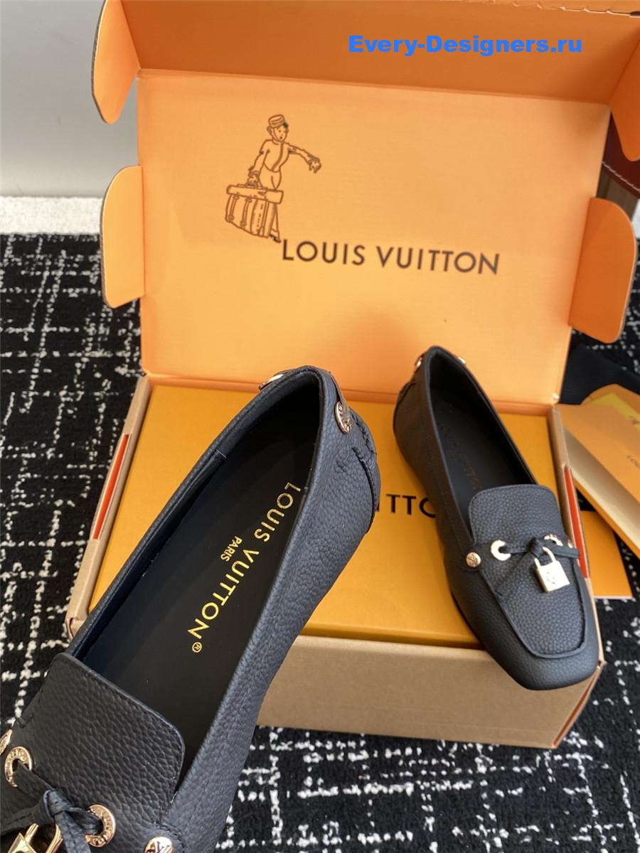 l0vis Vvtt0n gloria black loafers