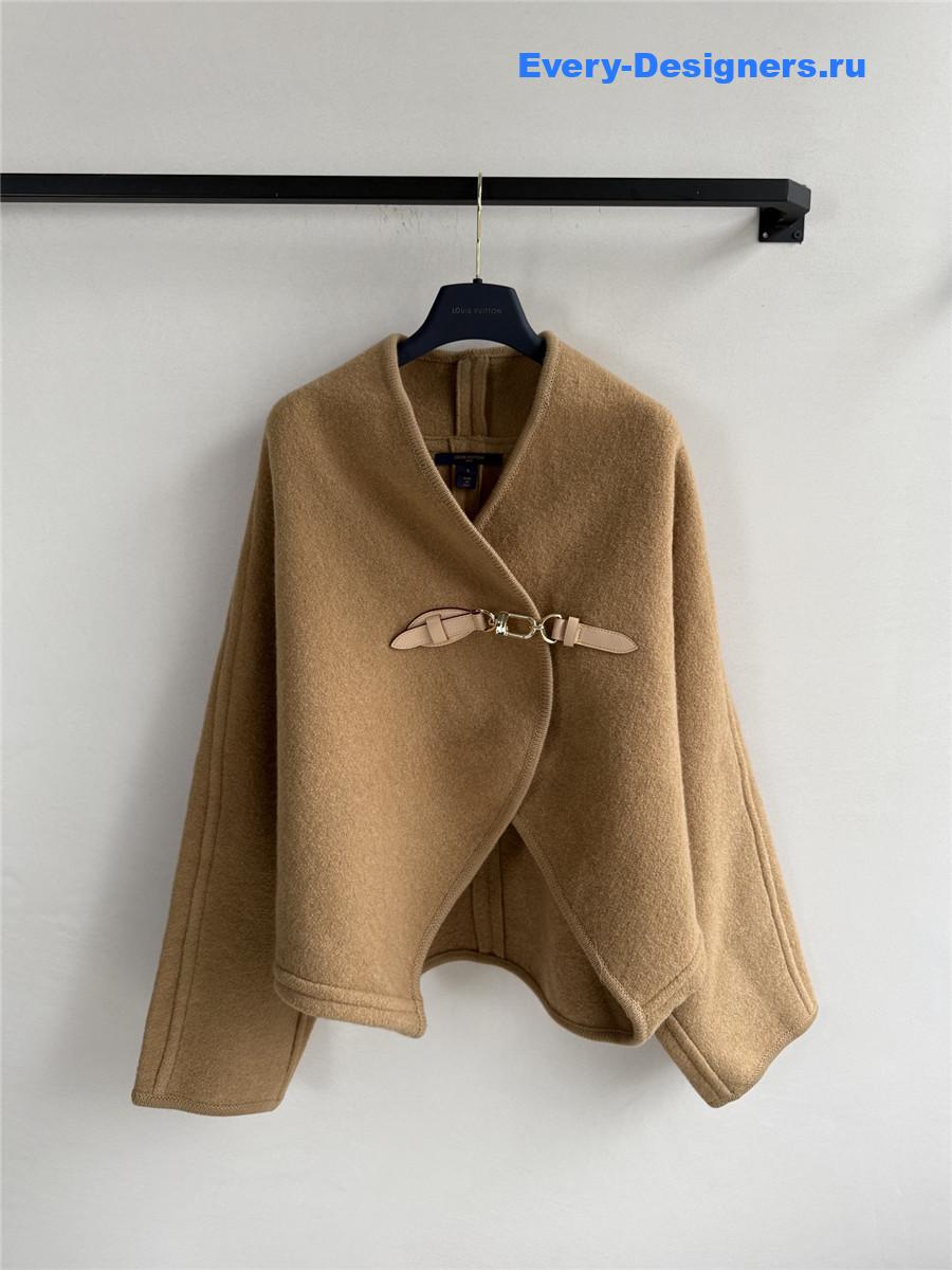 l0vis Vvtt0n brown cape coat