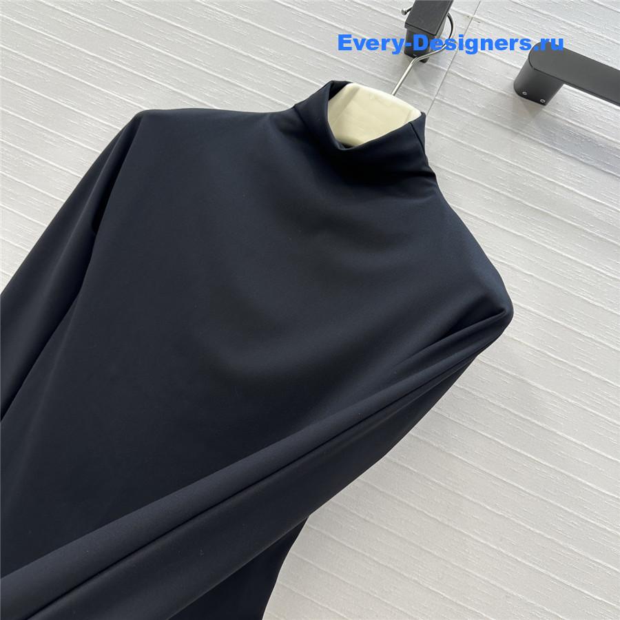 Alaia Black Long Sleeve Bodysuit