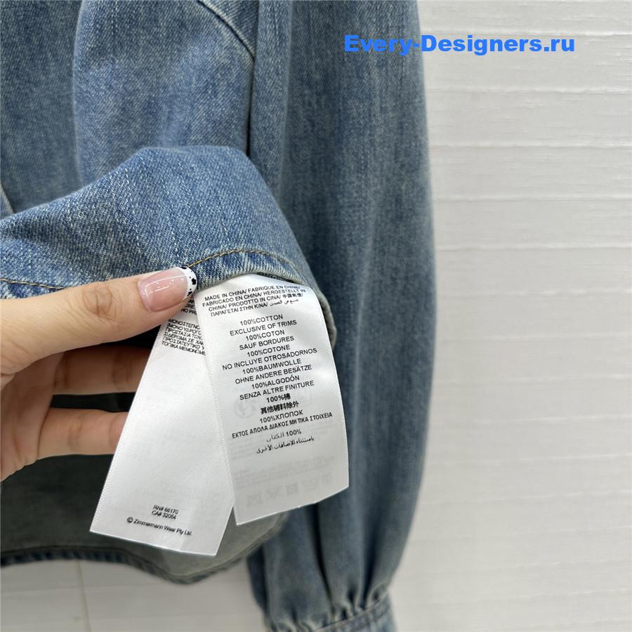 Zimm Blue Crush Denim Blouse