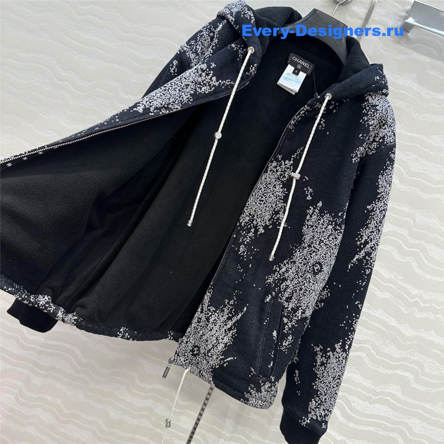 Ch**el coco girls fireworks long puffer jacket