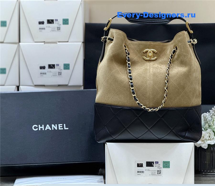 Ch**el suede shopping bowling bags