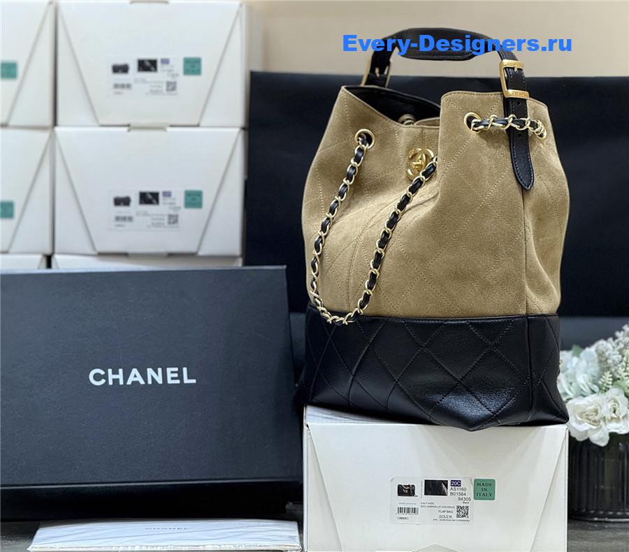 Ch**el suede shopping bowling bags