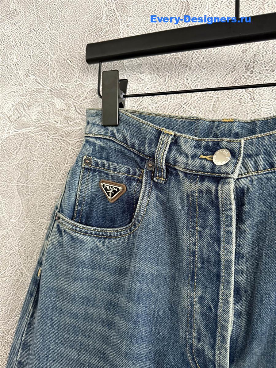 Pra*a high-waist wide-leg jeans