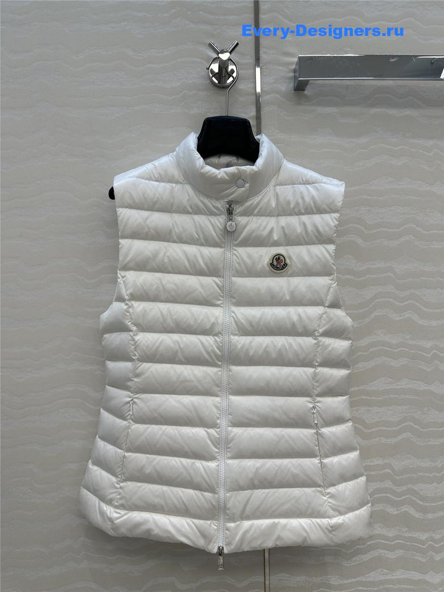 Moncler White Igens Vest Down Vest