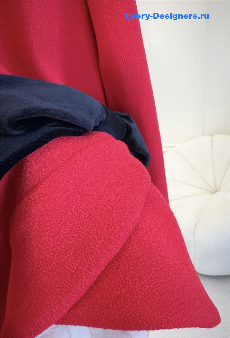 Va1e*ntin0 garavani red bow-detail crepe blazer