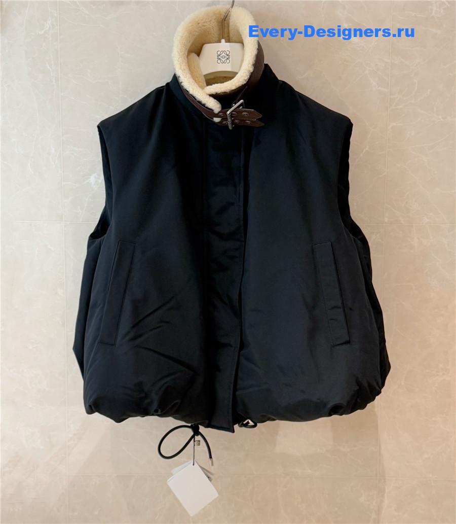 L0ew* shearling-trimmed vest