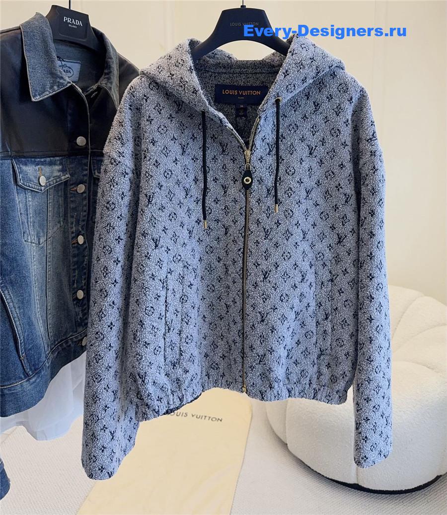 l0vis Vvtt0n monogram bouclé hoodie