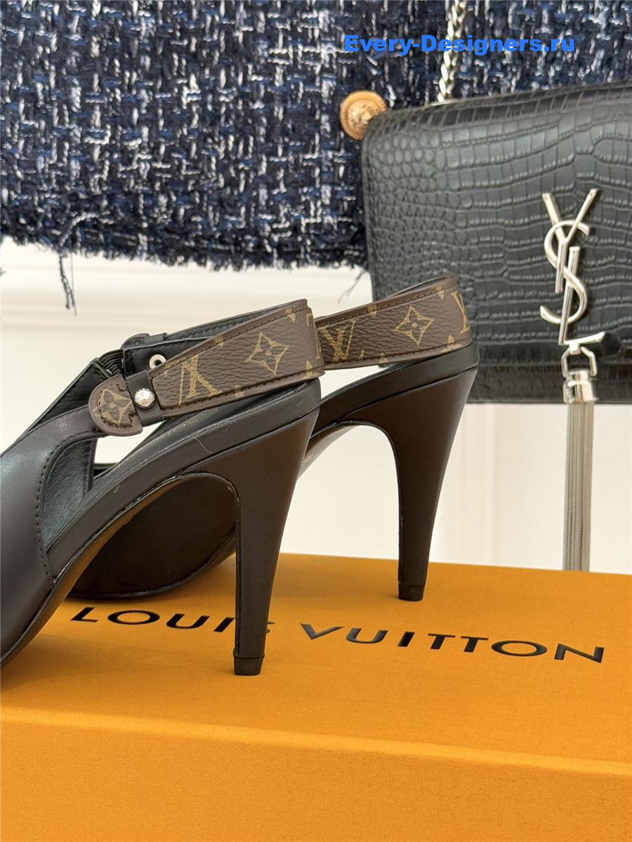 l0vis Vvtt0n black legacy slingback pump