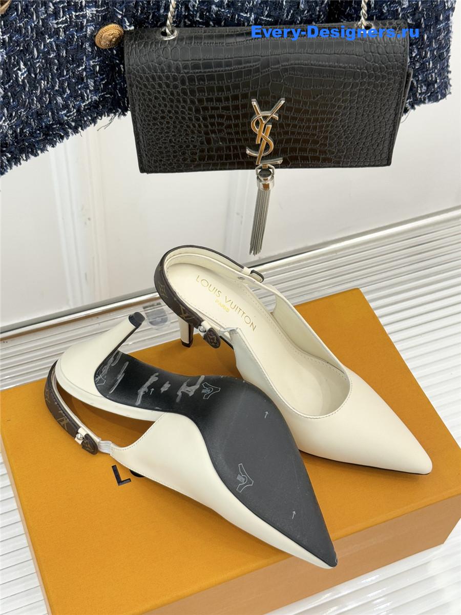 l0vis Vvtt0n white legacy slingback pump