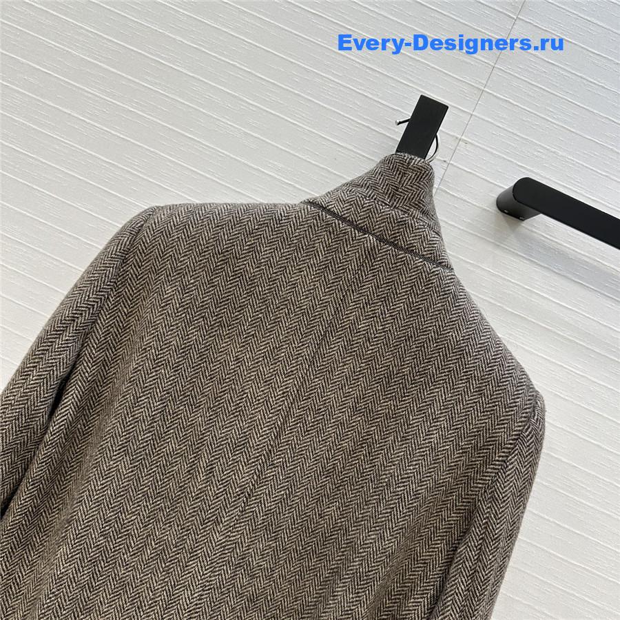 BC Herringbone Belted Blazer