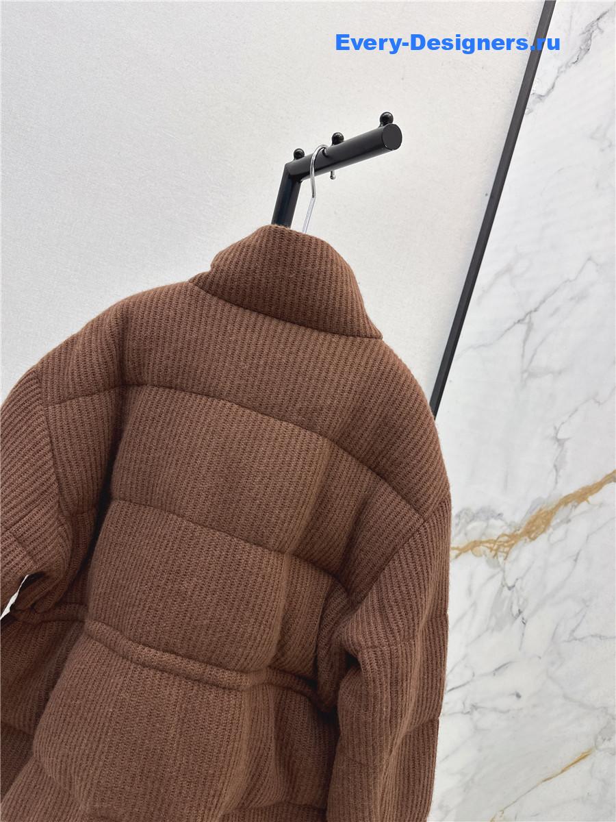BC Stand-up Collar Brown Goose Down Jacket
