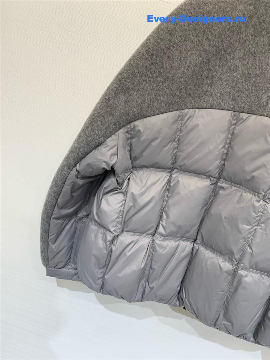BC Grey Down Wool Jacket