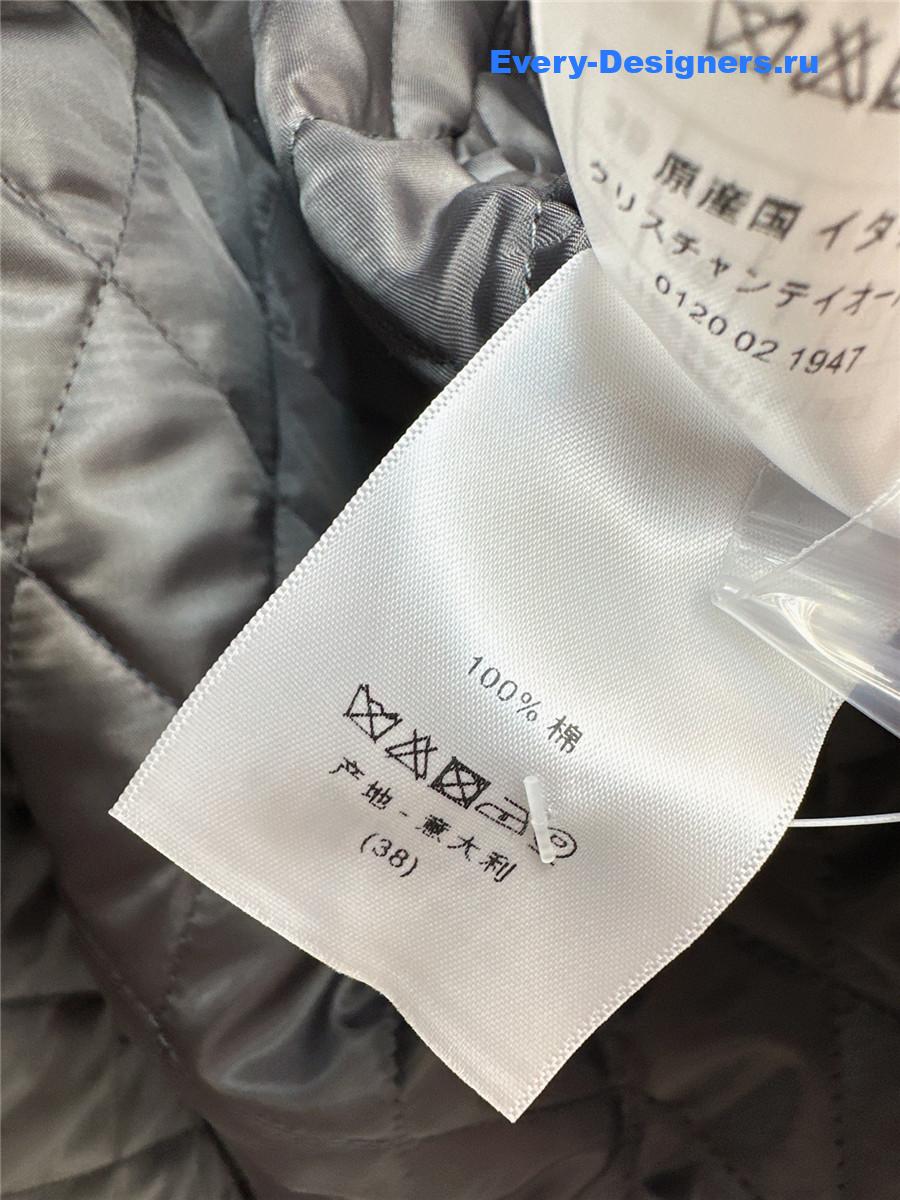 D10r cd stand-up collar monogram jacket