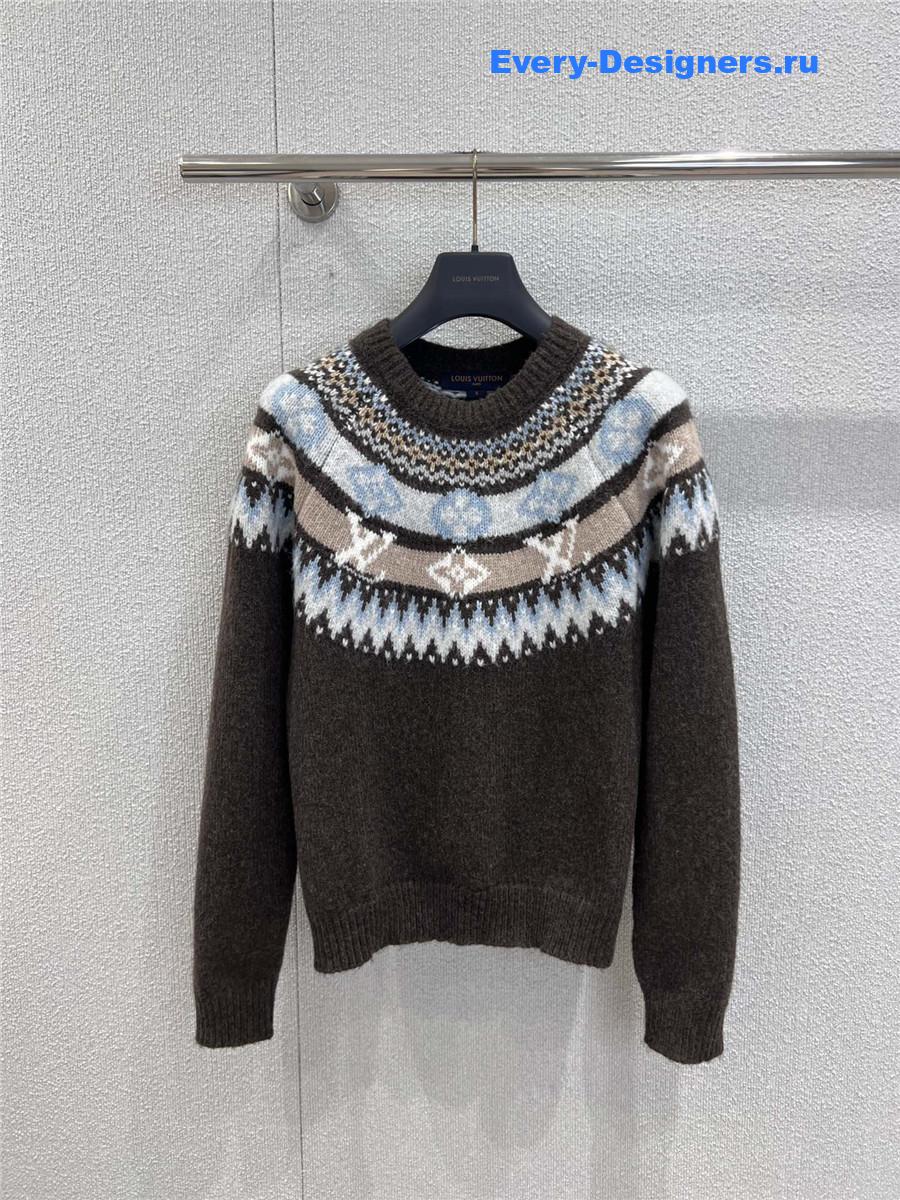 l0vis Vvtt0n graphic signature knit pullover