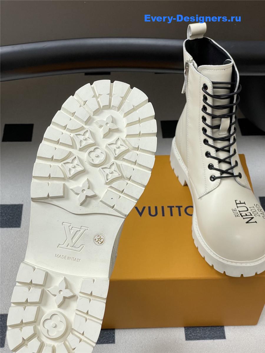 l0vis Vvtt0n white side zipper platform martin boots