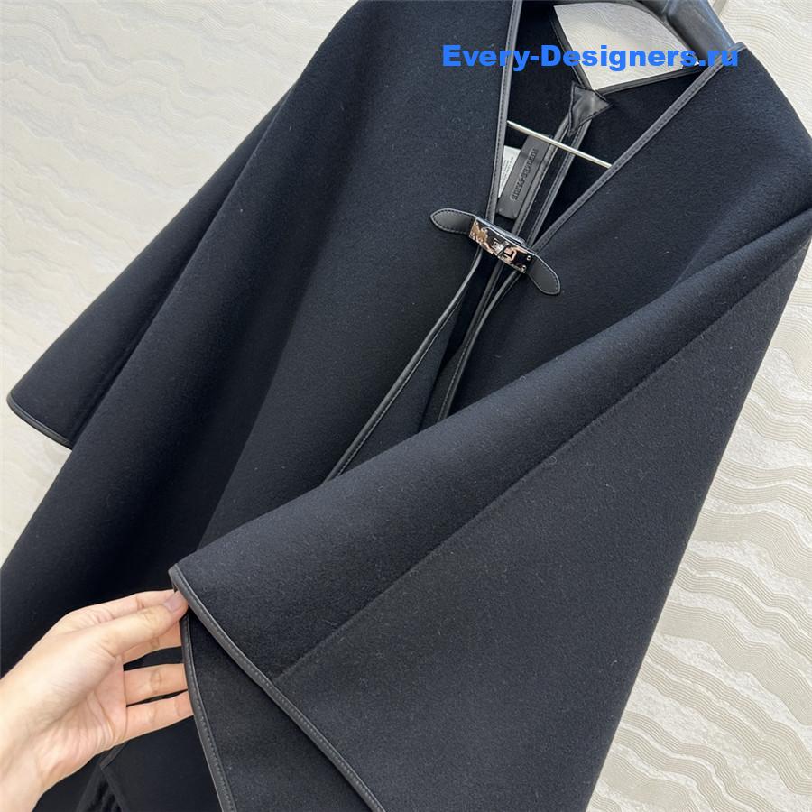 H**me5 black kelly cashmere cape