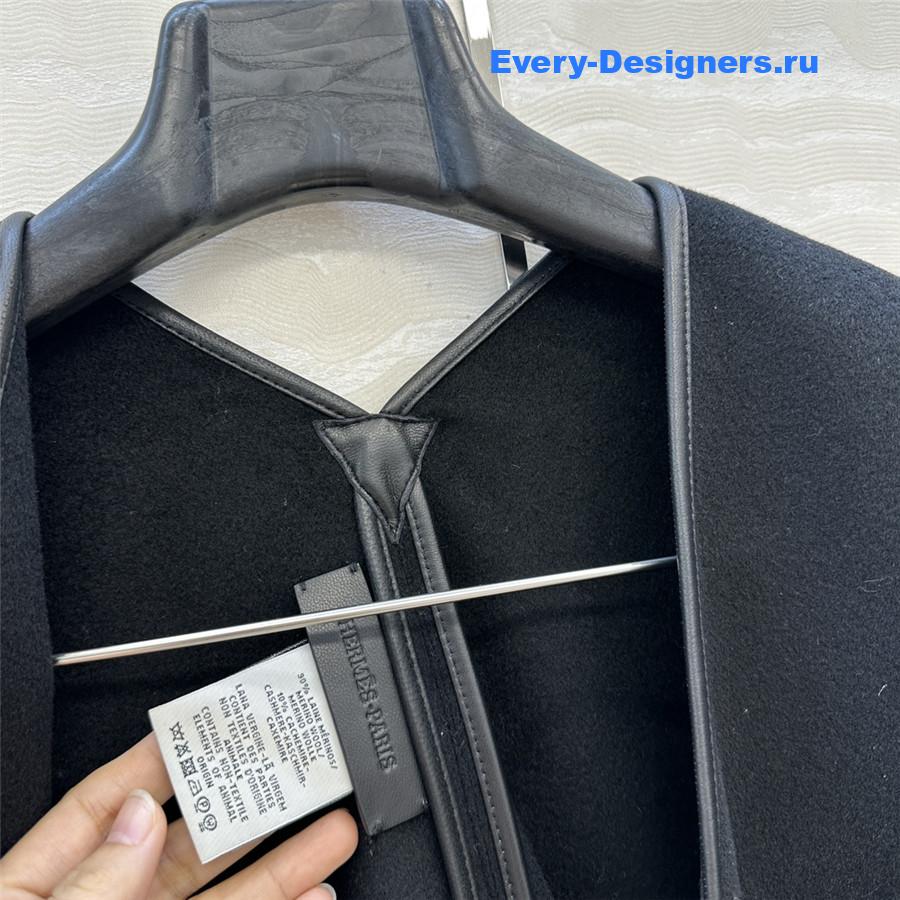 H**me5 black kelly cashmere cape