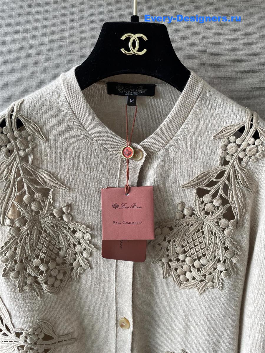 L0r0 P1ana cashmere classic cardigan
