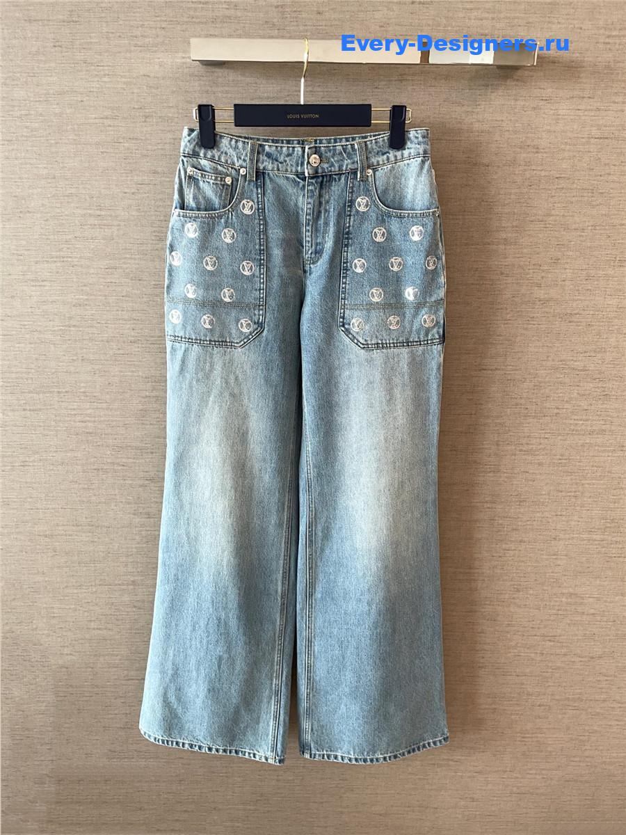 l0vis Vvtt0n signature sequin slim-fit jeans