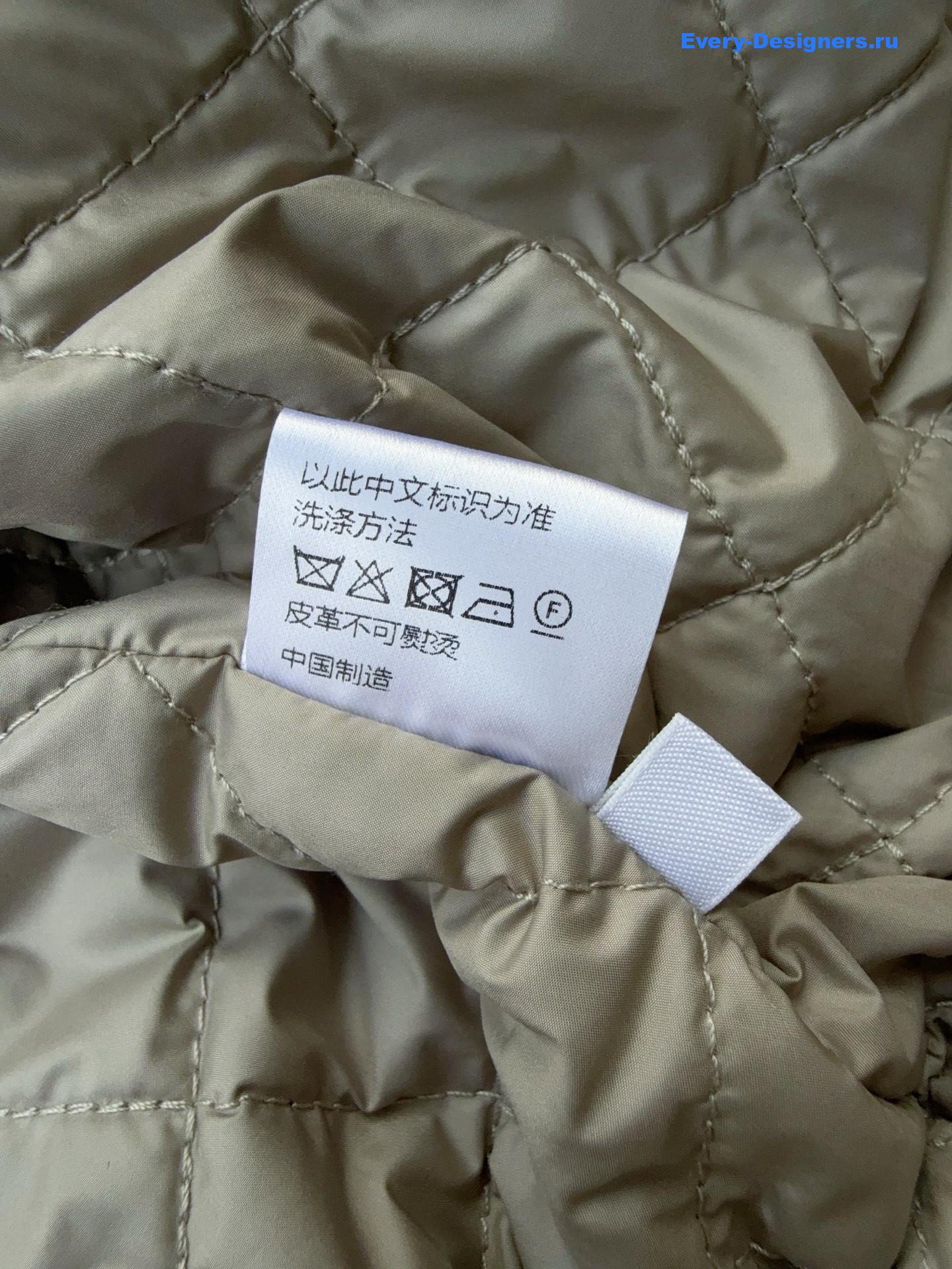 L0ew* corduroy-collar quilted barn jacket
