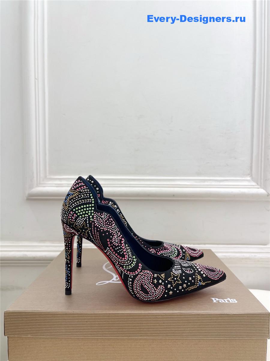 Chr1st1an louboutin hot chick starlight embellished pumps