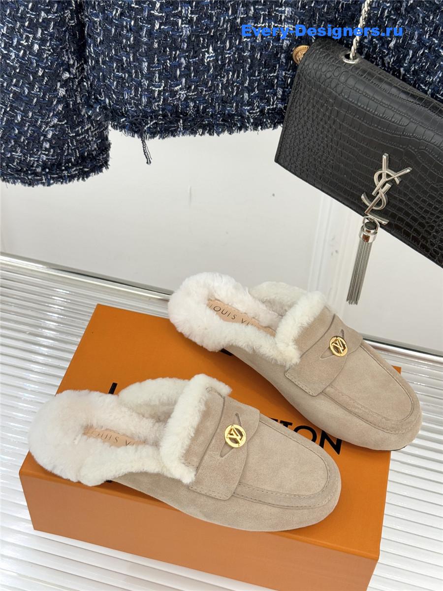 l0vis Vvtt0n beige soho open back loafer