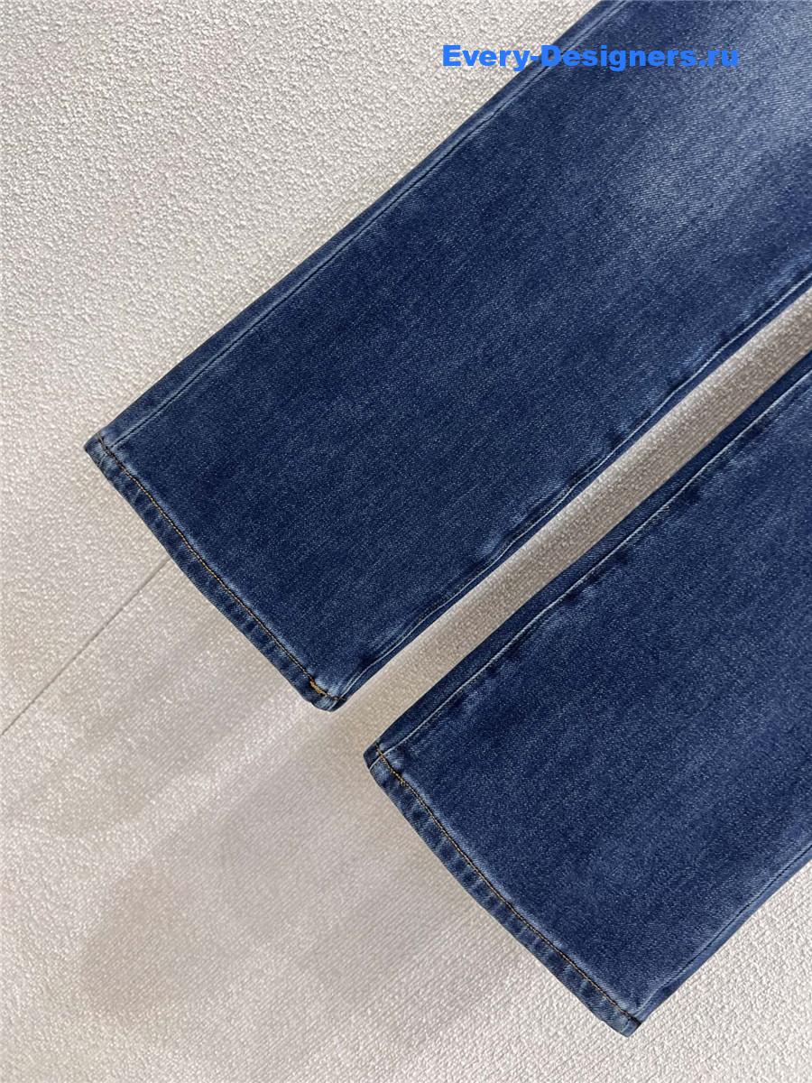 L0r0 P1ana blue flared jeans